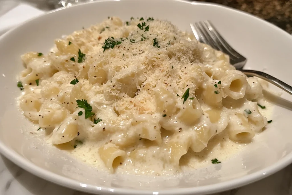 Ditalini Pasta with cheese