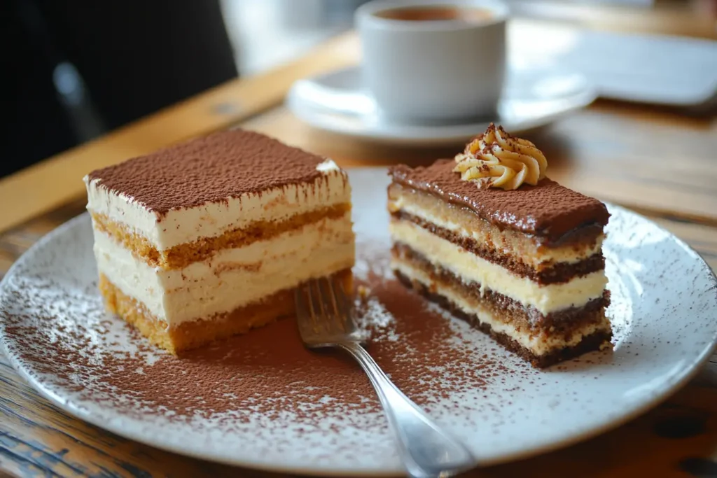 Tiramisu and Opera Cake