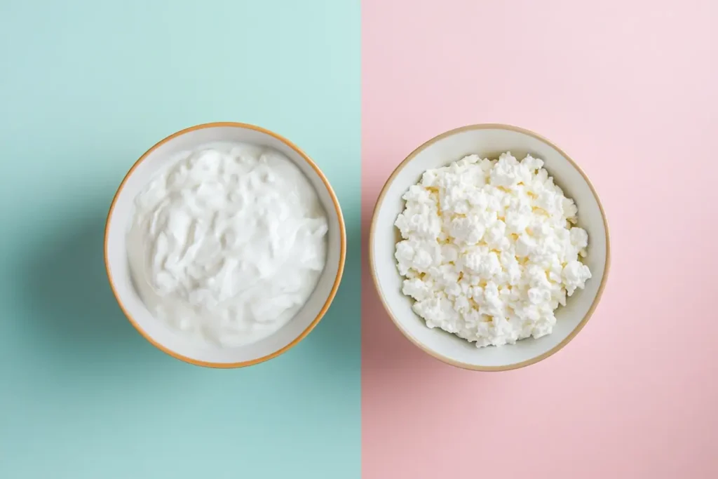 Nutritional comparison of Greek yogurt vs. cottage cheese.
Greek Yogurt or Cottage Cheese